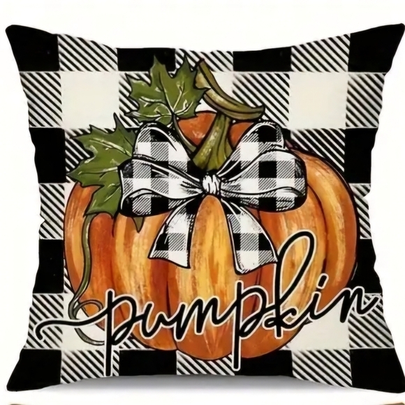 HELLO PUMPKIN PILLOW COVERS - Picture 3 of 5